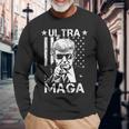Ultra Maga Great Maga King Pro Trump King Long Sleeve T-Shirt T-Shirt Gifts for Old Men