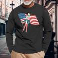 Uncle Sam Griddy 4Th Of July Independence Day Long Sleeve T-Shirt T-Shirt Gifts for Old Men