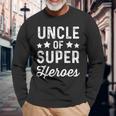 Uncle Super Heroes Superhero Long Sleeve T-Shirt Gifts for Old Men