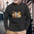Never Underestimate An Old Man Who Loves Dogs In November Long Sleeve T-Shirt Gifts for Old Men