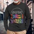 Uplifting Trance Colourful Music Long Sleeve T-Shirt Gifts for Old Men