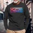 Uplifting Trance Colourful Trippy Abstract Long Sleeve T-Shirt Gifts for Old Men