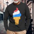 Usa Ice Cream Cone Cute For 4Th Of July Usa Long Sleeve T-Shirt T-Shirt Gifts for Old Men