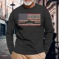 Uss Billings Lcs-15 Littoral Combat Ship Usa American Flag Long Sleeve T-Shirt Gifts for Old Men