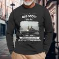 Uss Scott Ddg 995 Long Sleeve T-Shirt Gifts for Old Men
