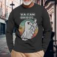 Va Fan Ghoul Ghost Italian Halloween Long Sleeve T-Shirt Gifts for Old Men