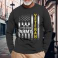 Veteran Of United States Us Army American Flag Long Sleeve T-Shirt Gifts for Old Men