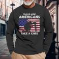 Veteran Vets This Is How Americans Take A Knee Veterans Long Sleeve T-Shirt Gifts for Old Men