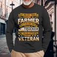 Veteran Vets Truck Lover Trucker Thank A Farmer Thank A Thank A Veteran 195 Trucks Veterans Long Sleeve T-Shirt Gifts for Old Men