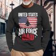 Veteran Vets Us Air Force Veteran United Sates Air Force Dad Veterans Long Sleeve T-Shirt Gifts for Old Men