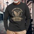 Veteran Vets Us Army Veteran 2 Veterans Long Sleeve T-Shirt Gifts for Old Men