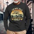 Vintage 1957 Car Birthday Im Not Old Im A Classic 1957 Long Sleeve T-Shirt Gifts for Old Men