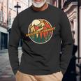 Vintage Ascutney Vermont Mountain Hiking Souvenir Print Long Sleeve T-Shirt Gifts for Old Men