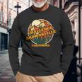 Vintage Challenge-Brownsville California Mountain Hiking Pr Long Sleeve T-Shirt Gifts for Old Men