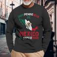 Vintage Mexico Flag 16Th September Mexican Independence Day Long Sleeve T-Shirt Gifts for Old Men