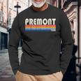 Vintage Retro 70S 80S Style Hometown Of Premont Tx Long Sleeve T-Shirt Gifts for Old Men