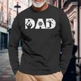 Vintage Volleyball Dad Volleyball Players Fathers Day Long Sleeve T-Shirt Gifts for Old Men