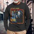 Lets Watch Scary Movies Scream Horror Scary Long Sleeve T-Shirt T-Shirt Gifts for Old Men