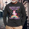 Watch Out Third Grade Here I Come Third Grade Long Sleeve T-Shirt T-Shirt Gifts for Old Men