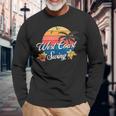 Wcs Dance Summer West Coast Swing Dance Long Sleeve T-Shirt Gifts for Old Men