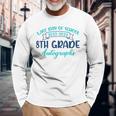 2023 Last Day Of School Autograph 8Th Grade Graduation Party Long Sleeve T-Shirt T-Shirt Gifts for Old Men