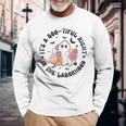 Beautiful Day Laborhood Halloween Labor And Delivery Ghost Long Sleeve T-Shirt Gifts for Old Men