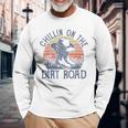 Chillin On The Dirt Road Cowboy Hat Country Music Long Sleeve T-Shirt Gifts for Old Men