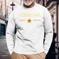 Corn Star Retro 80S Cornhole Team Vintage Graphic 80S Vintage Long Sleeve T-Shirt Gifts for Old Men