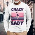 Crazy Banded Palm Civet Lady Long Sleeve T-Shirt Gifts for Old Men