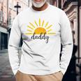 Daddy Of The Birthday First Trip Around The Sun Birthday Sun Long Sleeve T-Shirt Gifts for Old Men