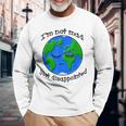 Earth Day Climate Change Global Warming Vintage 90S 90S Vintage Long Sleeve T-Shirt T-Shirt Gifts for Old Men