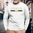 Graphic Gnocchi Italian Pasta Novelty Food Long Sleeve T-Shirt Gifts for Old Men