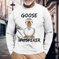 Goose Whisperer Geese Hunting Stocking Stuffer Long Sleeve T-Shirt T-Shirt Gifts for Old Men