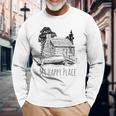My Happy Place A Cabin In The Woods Long Sleeve T-Shirt Gifts for Old Men
