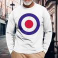 Mod Target Retro Mods Arrow Targets Fashion Long Sleeve T-Shirt Gifts for Old Men