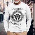 Pompeii Italy Gladiator Warrior Vacation Vintage Long Sleeve T-Shirt Gifts for Old Men