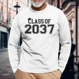 Pre-K Class Of 2037 First Day School Grow With Me Graduation Long Sleeve Gifts for Old Men