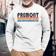 Premont Tx Hometown Pride Retro 70S 80S Style Long Sleeve T-Shirt Gifts for Old Men