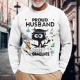 Proud Husband Of A Class Of 2023 Graduate Black Cat Long Sleeve T-Shirt T-Shirt Gifts for Old Men