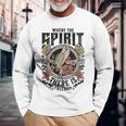 Where The Spirit Of The Lord Is There Is Freedom Long Sleeve Gifts for Old Men
