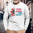 Stars Stripes And Equal Rights Equal Rights Long Sleeve T-Shirt T-Shirt Gifts for Old Men