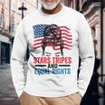 Stars Stripes And Equal Rights Messy Bun Equal Rights Long Sleeve T-Shirt T-Shirt Gifts for Old Men