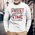 Sweet Summer Time Last Day Of School Lunch Lady Off Duty Long Sleeve T-Shirt T-Shirt Gifts for Old Men