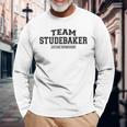 Team Studebaker Proud Family Surname Last Name Long Sleeve T-Shirt Gifts for Old Men
