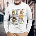 Lets Get Wild Zoo Animals Safari Party A Day At The Zoo Long Sleeve T-Shirt T-Shirt Gifts for Old Men