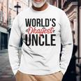 Worlds Okayest Uncle Acy014c Long Sleeve T-Shirt T-Shirt Gifts for Old Men