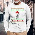 Zebra Ugly Christmas Sweater Long Sleeve T-Shirt Gifts for Old Men