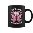11Th Birthday Girl 11 Years Butterflies And Number 11 Coffee Mug
