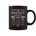 39Th Birthday Gift 39 Years Old Legends Born August 1984 Coffee Mug