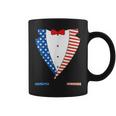 4Th Of July Independence Day American Flag Tuxedo Coffee Mug